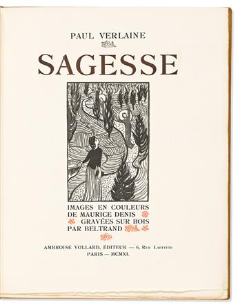 Verlaine, Paul (1844-1896) & Maurice Denis, illus. (1870-1943) Sagesse.